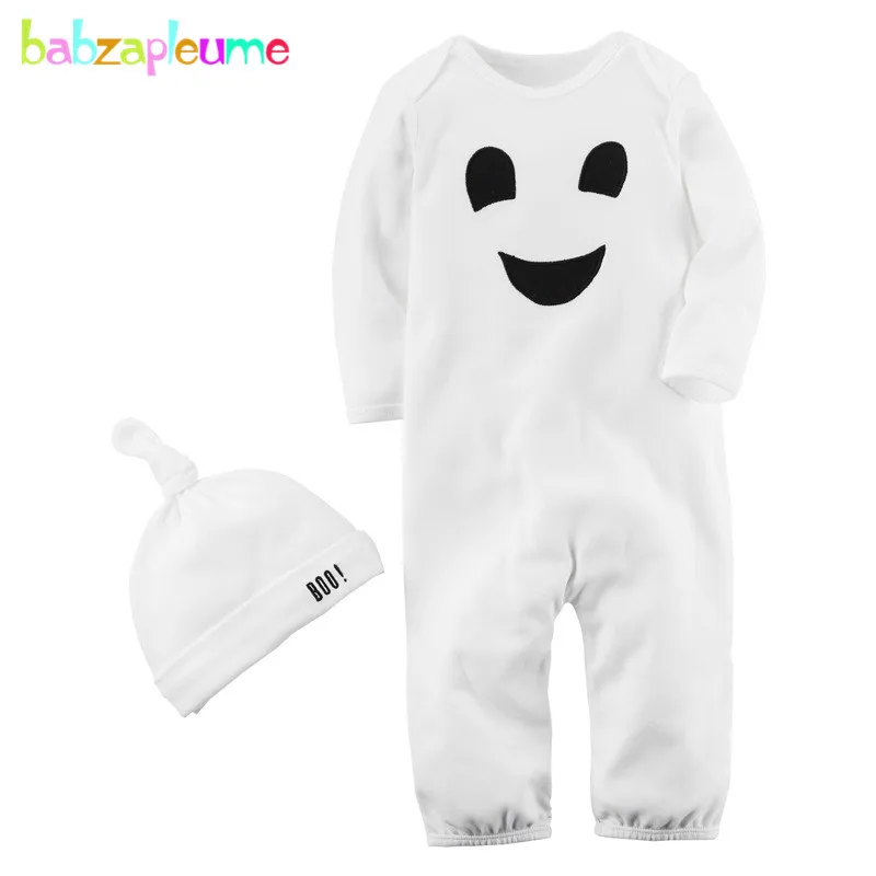 2 шт./Детский костюм на Хэллоуин Одежда для новорожденных комбинезоны с длинным