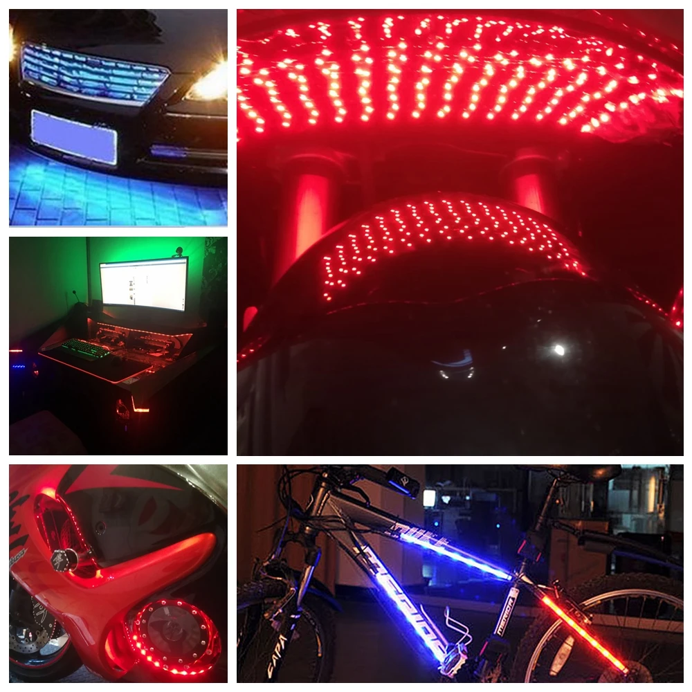 30 см автомобиля Светодиодные ленты светильник высокого Мощность 1210 15 smd 12V LED DRL