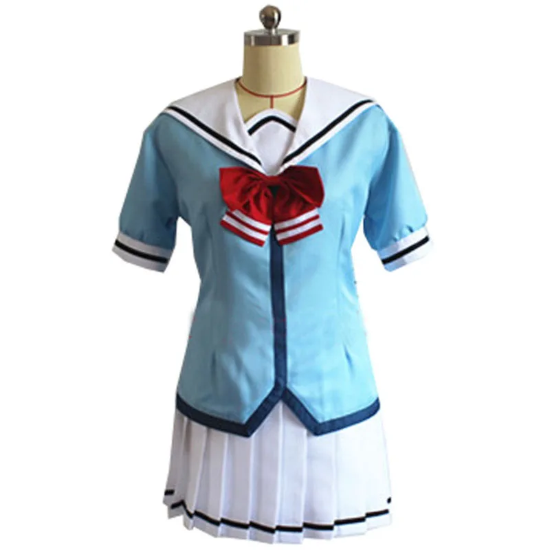 

BanG Dream! Poppin'Party Kasumi Toyama love live School Uniform Anime sailor dress Cosplay Costume Halloween