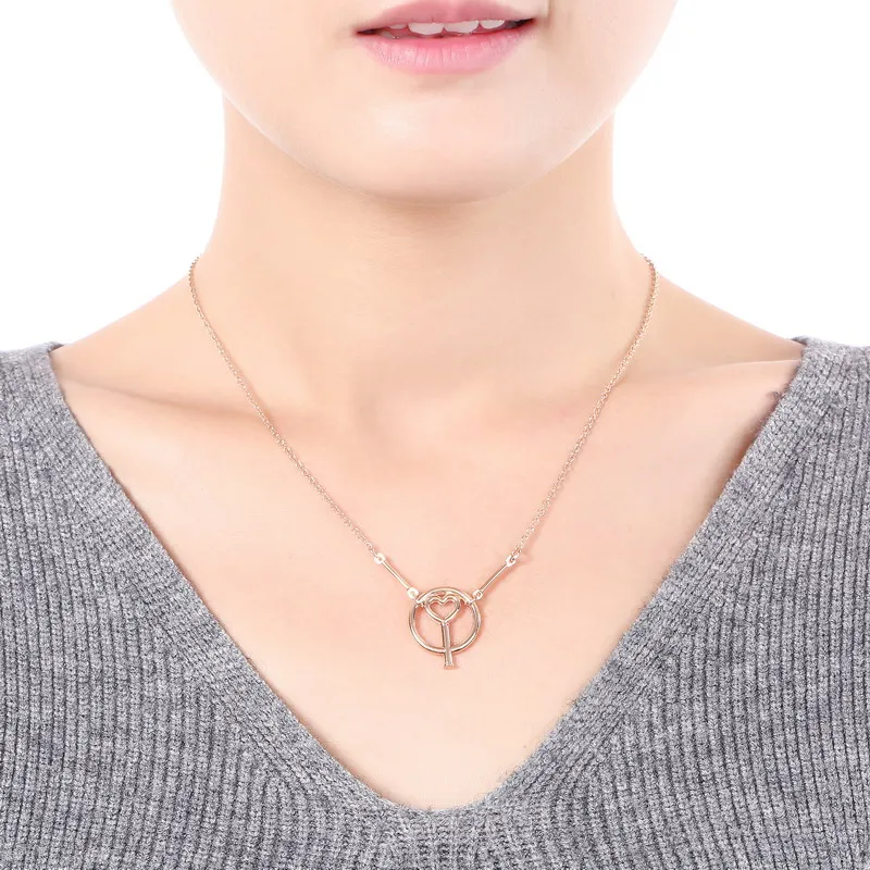 Ожерелье для влюбленных с надписью Forever Hope|karma necklace|birthday giftnecklace circle |