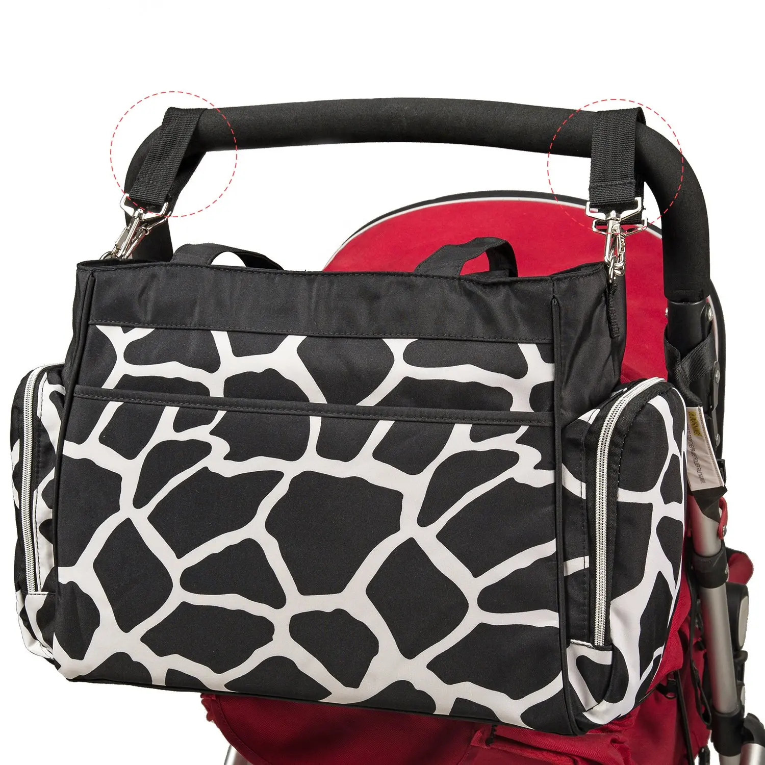 Сумка для подгузников маленький жираф 8 шт. в комплекте сумка большая емкость