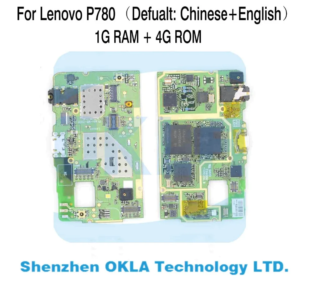1 шт. б/у оригинальная материнская плата Work Well для Lenovo P780 1G RAM 4G ROM плата|mainboard lenovo