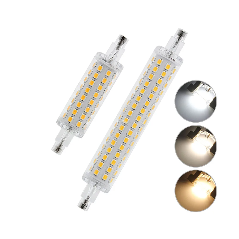 Ampoule R7S светодиодный светильник кукуруза 5 Вт 78 мм 10 118 AC 220 В bombilas SMD 2835 Замена 30 40