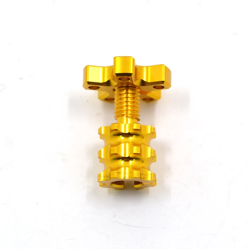 Gold Cable Adjuster Мотоцикл велосипед Скутер 8 мм M8 с ЧПУ кабель провода регулятор винт мото тормоза сцепления дроссельной заслонки для Honda Suzuki Yamaha KTM Kawasaki - Цвет: Gold Cable Adjuster