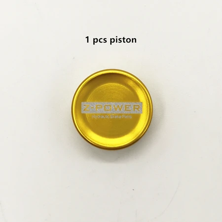 1 pcs piston gold S himano XT/M785/M8000/SLX675 усовершенствованные детали для велосипедного тормоза для Shimano, тормозные детали, металлический поршень, Гидравлический Тормозной суппорт, запчасти - Цвет: 1 pcs piston gold