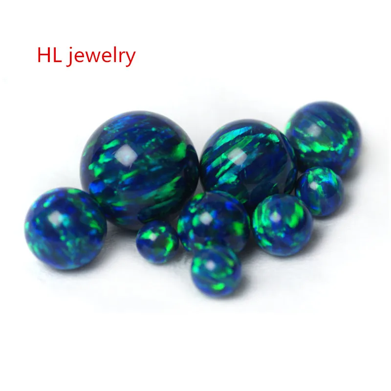 50PCS/Lot 8MM Opal Beads Jewelry Working Stud&ampDrop Earrings/ring/Bracelet/Necklaces For Women Op12 Synthetic | Украшения и