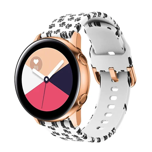 20 мм ремешок для samsung Galaxy Active 2 40 мм 44 мм S2 классический ремешок Amazfit bip/BIP lite/gts/GTR 42 мм ремешок для часов силиконовый браслет - Цвет ремешка: 2
