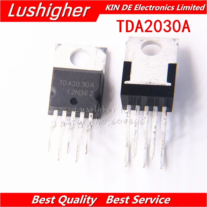 10 шт TDA2030 TO220 TDA2030A TO220-5 новый оригинальный усилитель | Электронные компоненты и