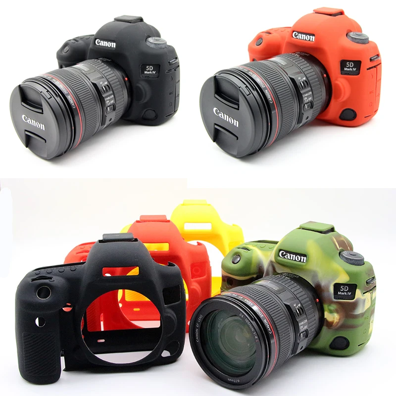 Камера видео сумка для Canon 5D4 5D Mark IV Силиконовый Чехол резиновый чехол для камеры 5D Mark 4 защитный чехол