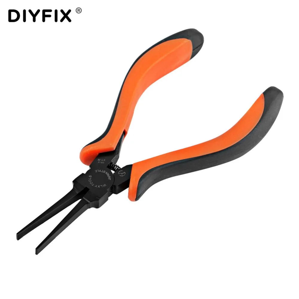 DIYFIX тонкие плоскогубцы для носа с плоской иглой щипцы электрика изготовления