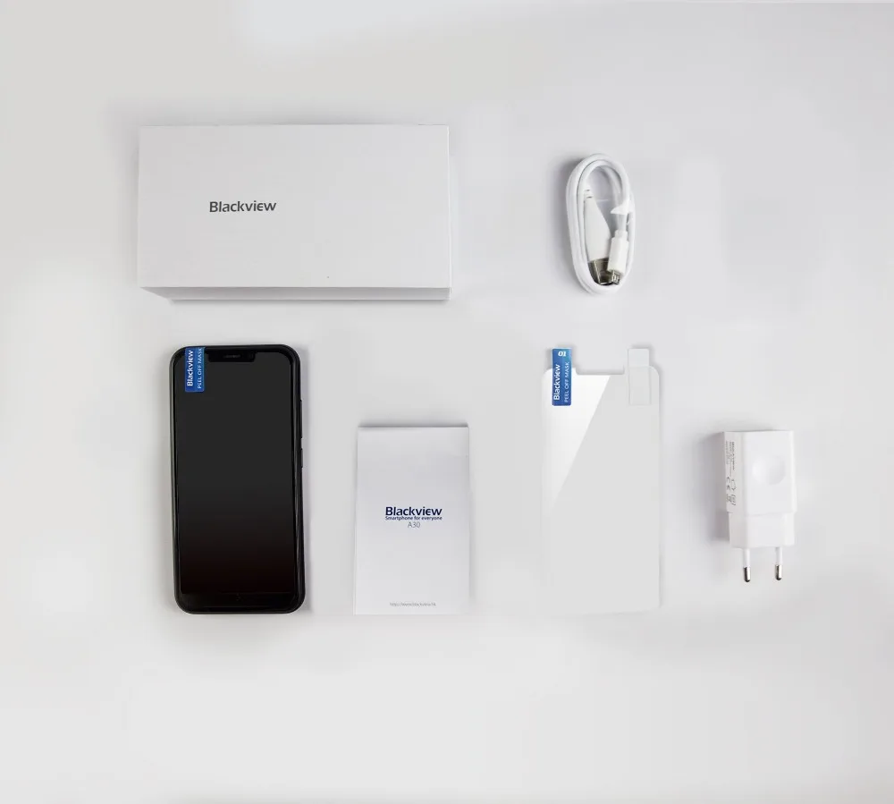 Blackview A30 5 &quot19:9 2 Гб 16 смартфон уход за кожей лица ID Android 8 1 Orea MTK6580A 4 ядра 8MP двойной