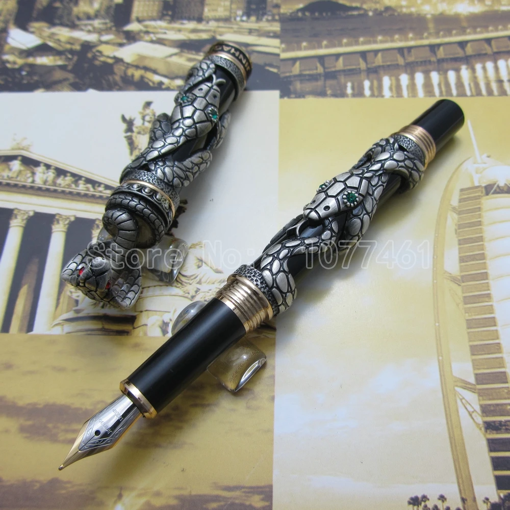 Ручка перьевая jinhao 3 шт. с подарочной коробкой 3d-модель Кобра J15U03 | Канцтовары для