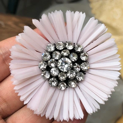 light pink Взрывы DIY аксессуары Стразы заостренные блестки Подсолнух патч-носки обувь и шляпы украшения одежды аппликация - Цвет: light pink
