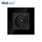 Настенная розетка из закаленного стекла, 16 А, европейская настенная розетка из закаленного стекла