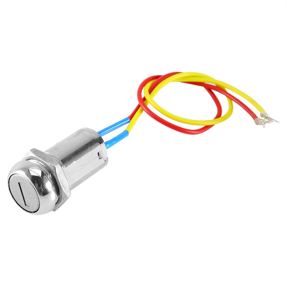 Замок ключа зажигания для скутера 2 проводного квадроцикла мопеда карта