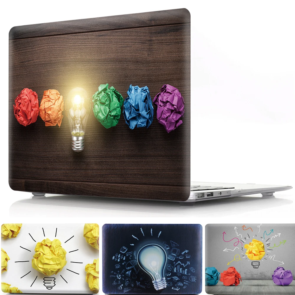 Carry360 печатная лампа Жесткий Чехол для 2018 Новый Apple Macbook Air Pro Retina Touch Bar 11 12 13 15 дюймов
