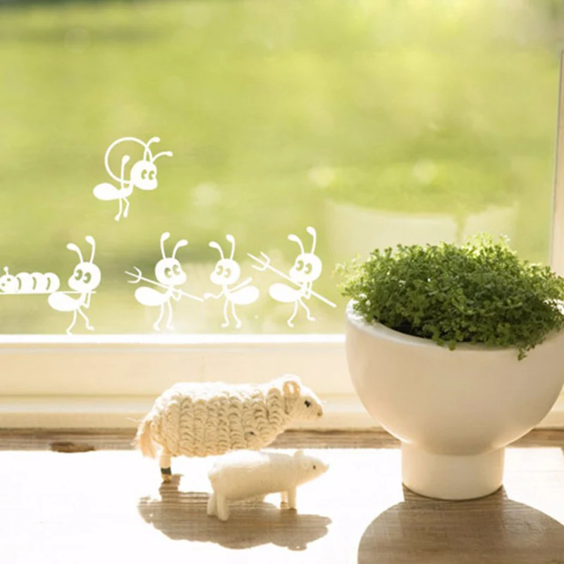 Забавные Животные декор плакат водонепроницаемые настенные наклейки ПВХ