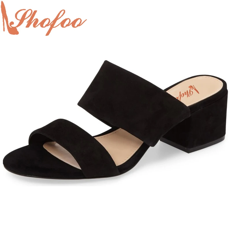 

Sexy Slides Shoes 2021 Low Heels Slipper Women Luxury 2021 Superstar Shoes Top Quality Large Size 4-16 Shofoo Design Sandals