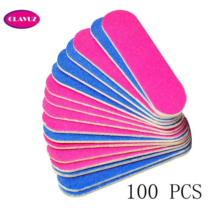 CLAVUZ 100 шт./компл. пилки для ногтей из наждачной бумаги | Красота и здоровье