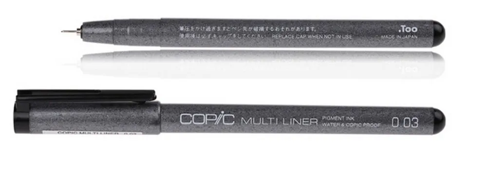Copic Multiliner Классический Водонепроницаемый игла/крюк линия/эскиз маркер ручка черный дизайн мультфильм Специальный рисунок искусство