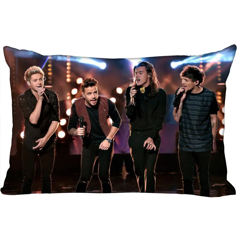 

Custom Pillowcase Cover One Direction Rectangle Zipper Pillow Cover Print Your Pictures 45X75cm50X75cm(Two sides)