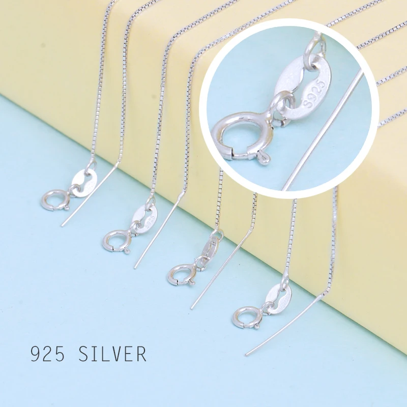

S925 Silver Accessories Silver Needle Necklace Hand Beaded Clavicle Chain Bracelet Silver Jewelry Accessories
