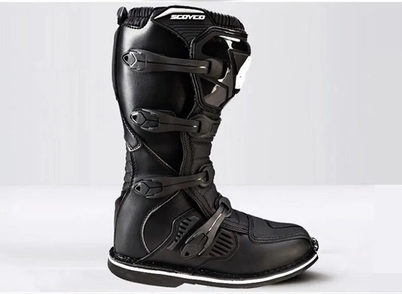 SCOYCO moto rcycle Водонепроницаемый сапоги moto туфли в деловом стиле; bota; moto крест non-slip drop Сопротивление гоночный загрузки Профессиональный moto rboats
