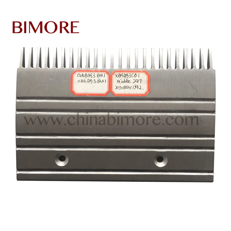 Расческа эскалатора BIMORE GAA453BM1 XAA453BM1 XAA453CD1 длина 203 184 мм 24 зубца