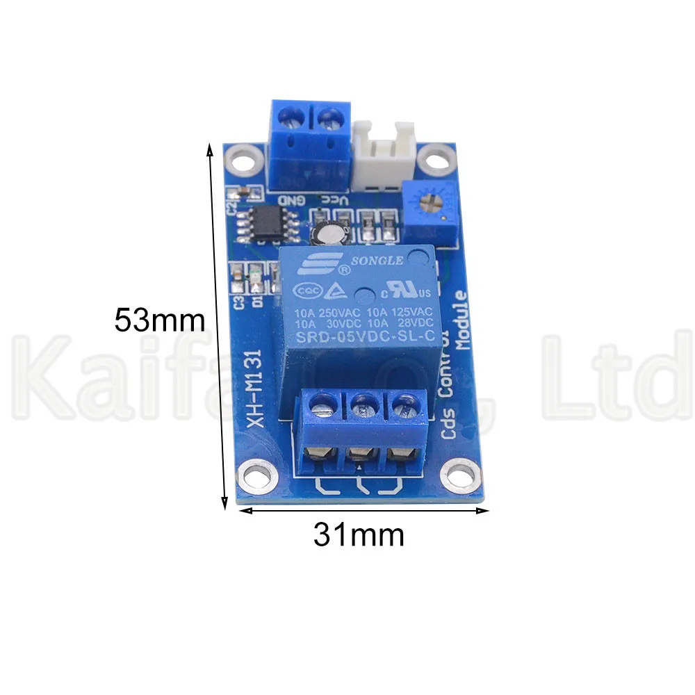 XH M131 DC 5V 12V 10A светильник Управление переключатель реле фоторезистора модуль