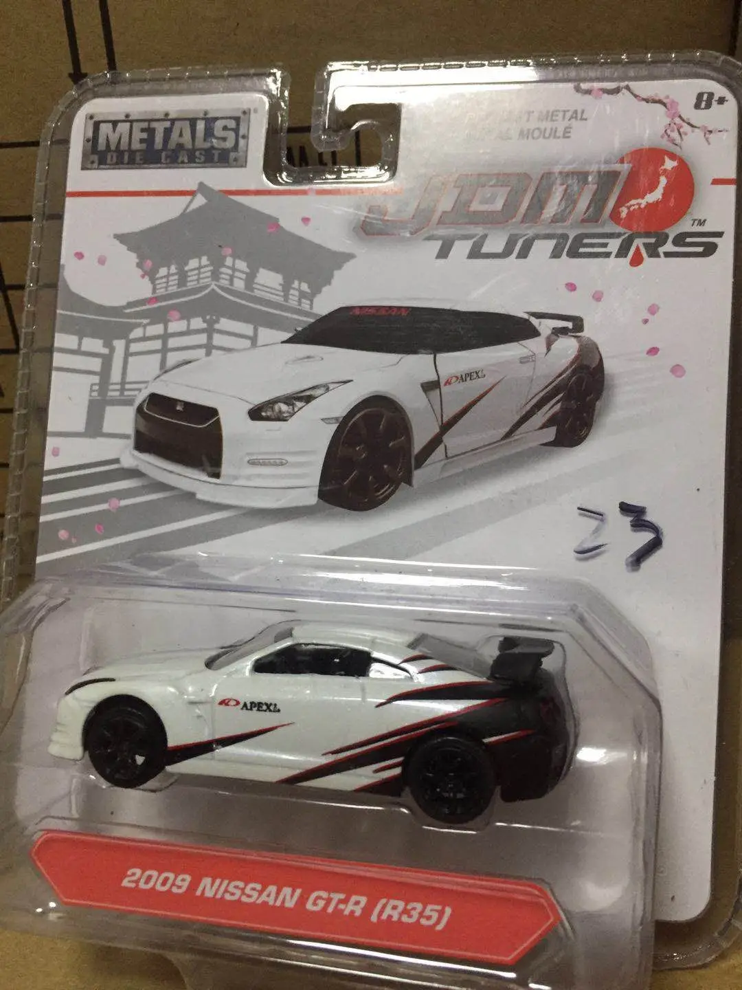 Игрушечный автомобиль Ja da 1:64 2009 Niss an GTR R35 APEX игрушечный из сплава игрушки для