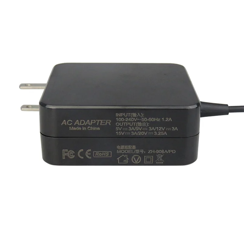 65 Вт USB C PD зарядное устройство адаптер питания для Macbook Dell Xiaomi air HP Lenovo и многое