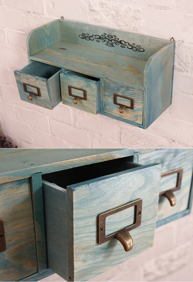 1 шт. 38 5x15x18 5 см Zakka 3 шкаф с выдвижными ящиками для домашнего интерьера настенная
