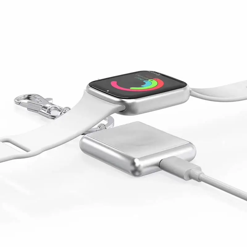 Беспроводное магнитное зарядное устройство для Apple Watch Series 4 3 2 1 Металл +