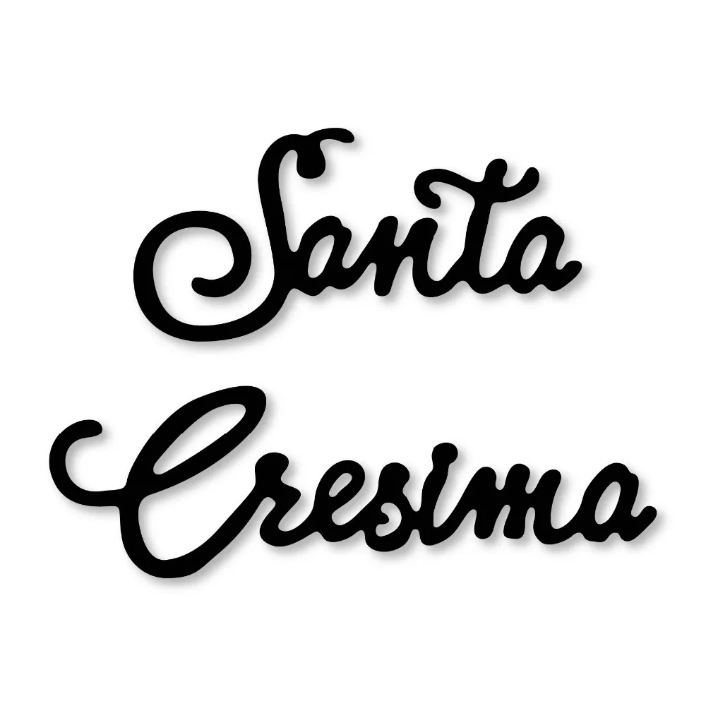 Итальянский &quotsanta cresima&quot 100*56 мм металлические режущие штампы Скрапбукинг для