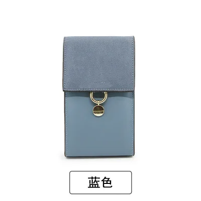 blue Новинка, мини сумка-мессенджер, кошелек, сумочка, сумка на цепочке для телефона, сумка через плечо, 873 - Цвет: blue