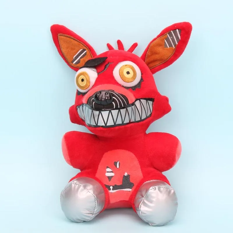 25cm nightmare foxy 25 см игровой FNAF Five Nights at Freddy's Sister Location Red Foxy Mangle Golden Shadow медведь Фредди Бонни и Чика плюшевые игрушки куклы - Цвет: 25cm nightmare foxy