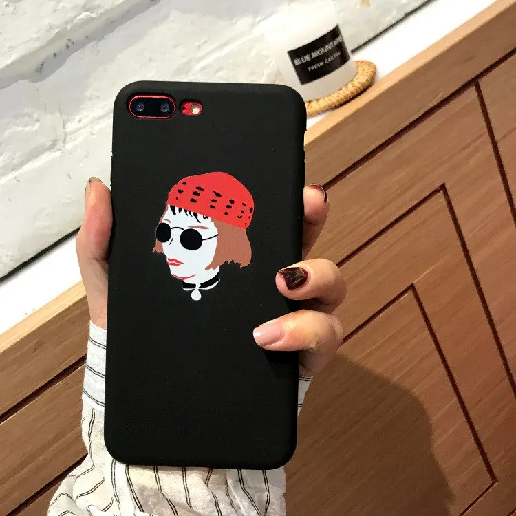 Funny lovers Phone Case For iphone 5 5s se 6 6s 7 8 plus X XS MAX XR Cover Cute cartoon couples Soft TPU Cases | Мобильные телефоны