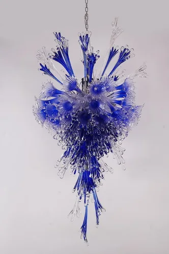 Столешница уникальный дизайн искусство Стекло декор из дутого Светодиодный