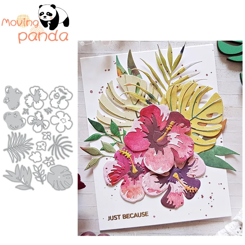 Цветок металлические режущие штампы трафареты ленты DIY Скрапбукинг высечки