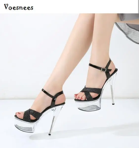 2019 летние женские сандалии Прозрачная обувь Летняя на платформе очень высоком