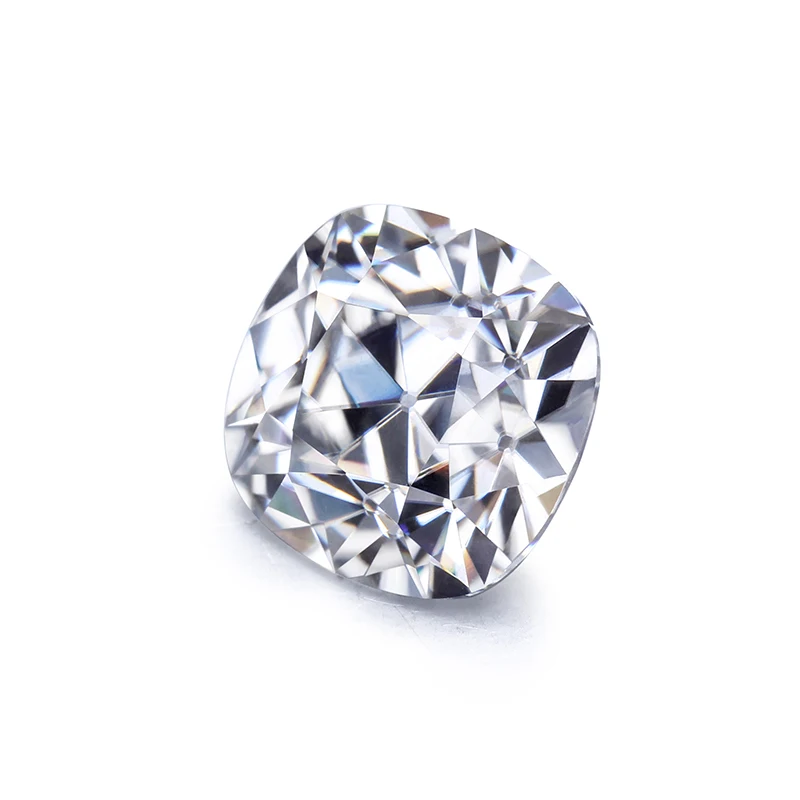 7x7 мм квадратная подушка в Форме Старинной старой шахты EF белого цвета moissanite