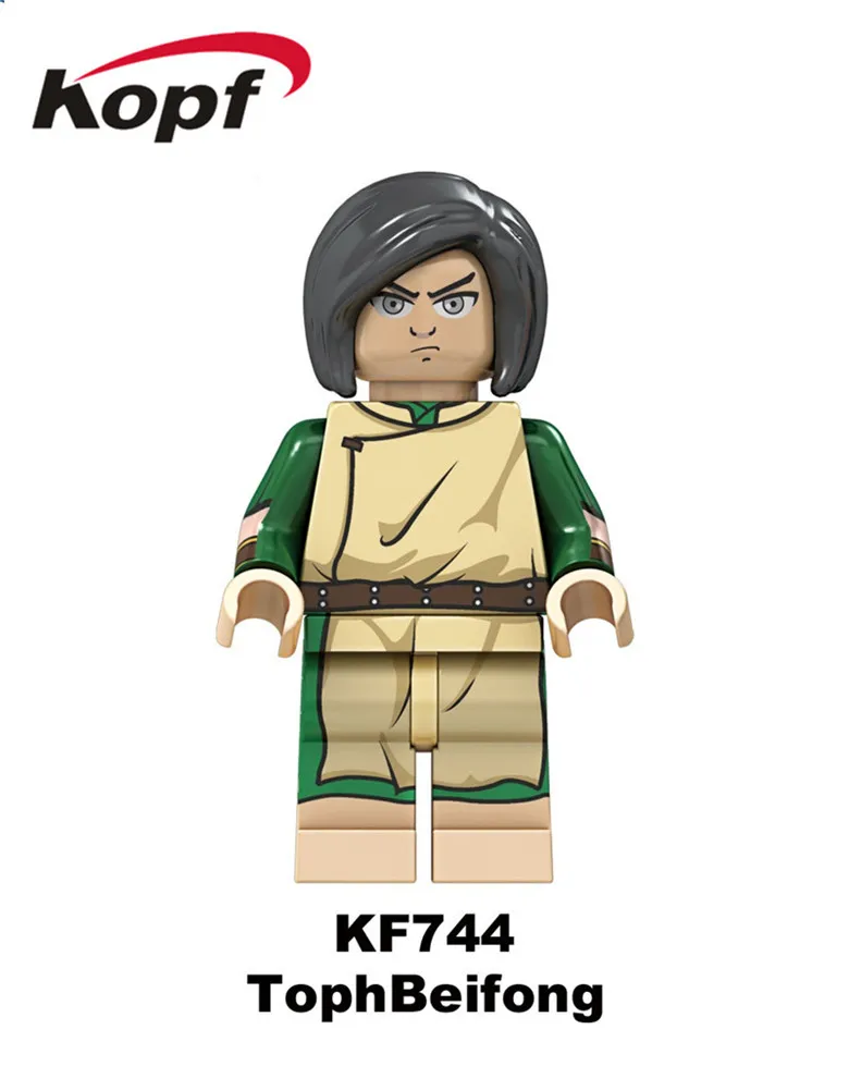 KF6070 Одиночная кирпичей Aang Katara TophBeifong Prince Zuko Sokka модель строительные блоки фигурки для обучающие игрушки для детей