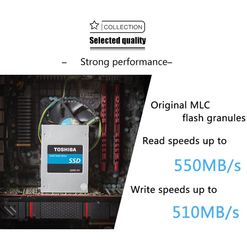 TOSHIBA Q200 EX Встроенный твердотельный накопитель 240 Гб MLC жесткий диск 2 5 &quotSATA 3 SSD