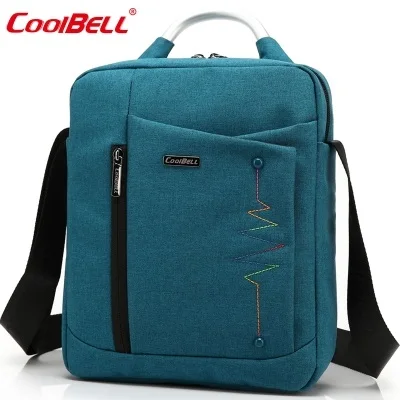 CoolBell CB-6001 " 10" 1" унисекс планшетный ПК сумка Портативная сумка с ремешком для ноутбука досуг бизнес путешествия сумка для компьютера - Цвет: Синий