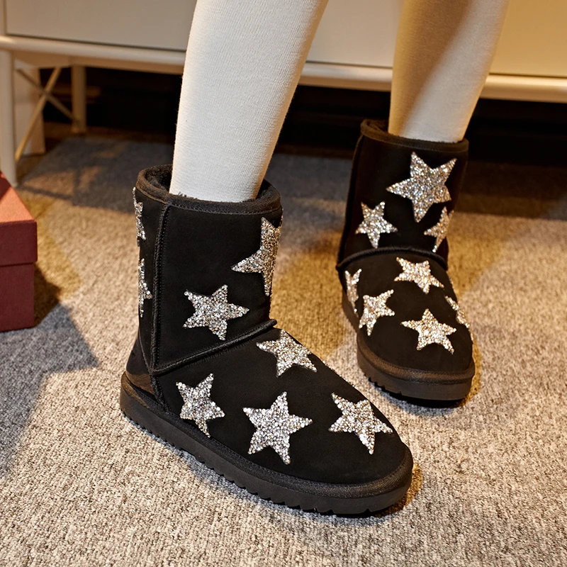 Блестящие нашивки Стразы с изображением пятиконечной звезды модная блестящая