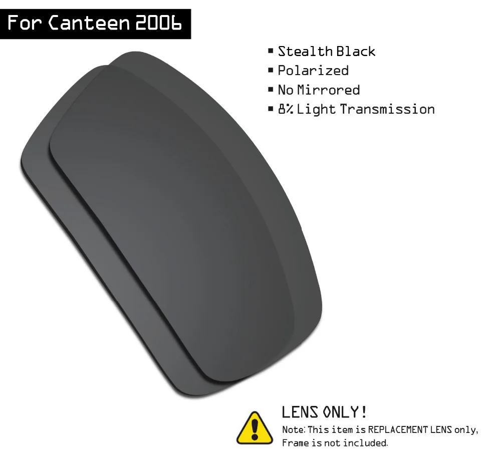 Поляризованные солнцезащитные очки SmartVLT Сменные линзы для Oakley Canteen 2006 Stealth