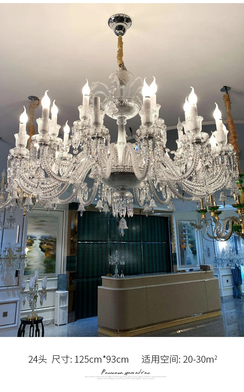 Современный светодиодный хрустальный канделябр Baccarat crystal drop lighting роскошный отель Гостиная вилла Лофт люстра