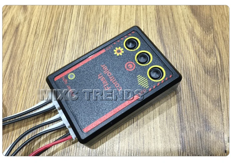 4x4 led DC 12V Предупреждение полиции мерцающий светильник 4 в 1 Управление DRL автомобилей Грузовик мигает пожарные проблесковый маячок скорой помощи Дневной светильник