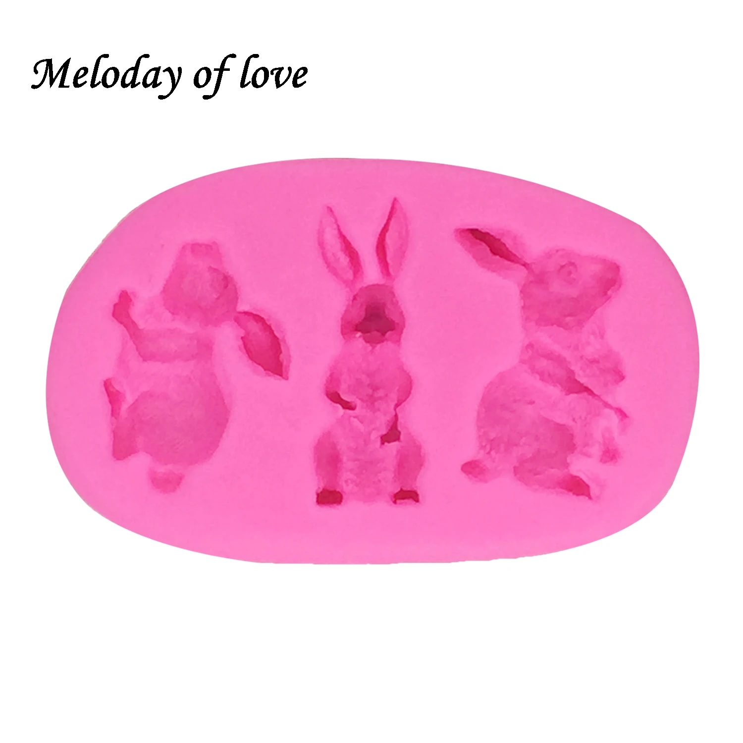 Пасхальная силиконовая формочка в виде кролика и инструменты для украшения