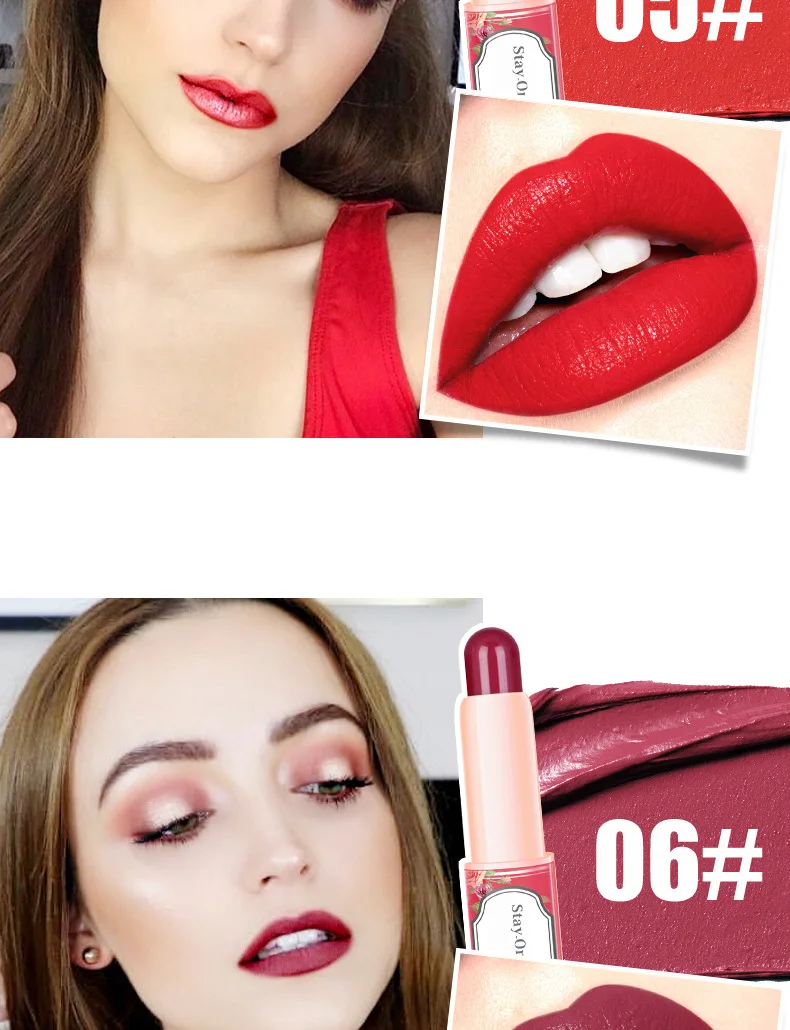 Kissbeauty, 6 цветов, Увлажняющая губная помада, ручка, Золотая помада, легко носить, Питательная, долговечная, водостойкая, не оставляющая следов, 1 шт